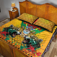 Guyana Emancipation Day Quilt Bed Set Guyanese And Pride - Wonder Print Shop