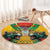 Guyana Emancipation Day Round Carpet Guyanese And Pride - Wonder Print Shop