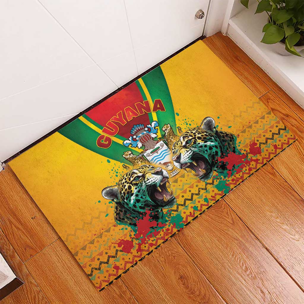 Guyana Emancipation Day Rubber Doormat Guyanese And Pride - Wonder Print Shop