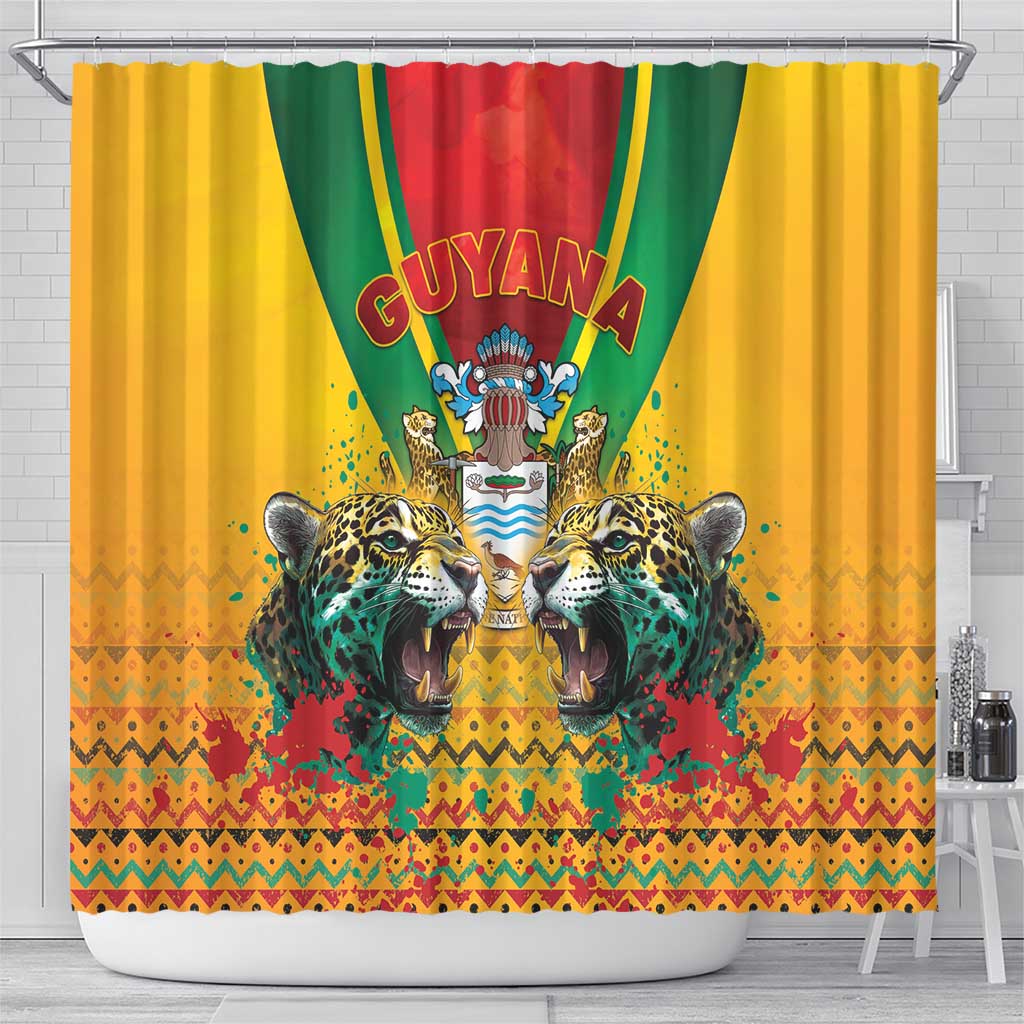 Guyana Emancipation Day Shower Curtain Guyanese And Pride - Wonder Print Shop