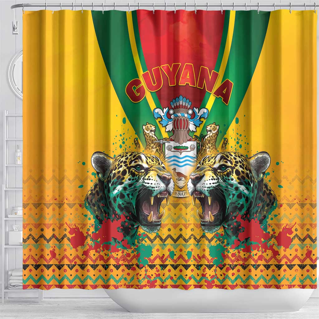 Guyana Emancipation Day Shower Curtain Guyanese And Pride - Wonder Print Shop