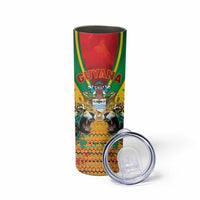 Guyana Emancipation Day Skinny Tumbler Guyanese And Pride - Wonder Print Shop