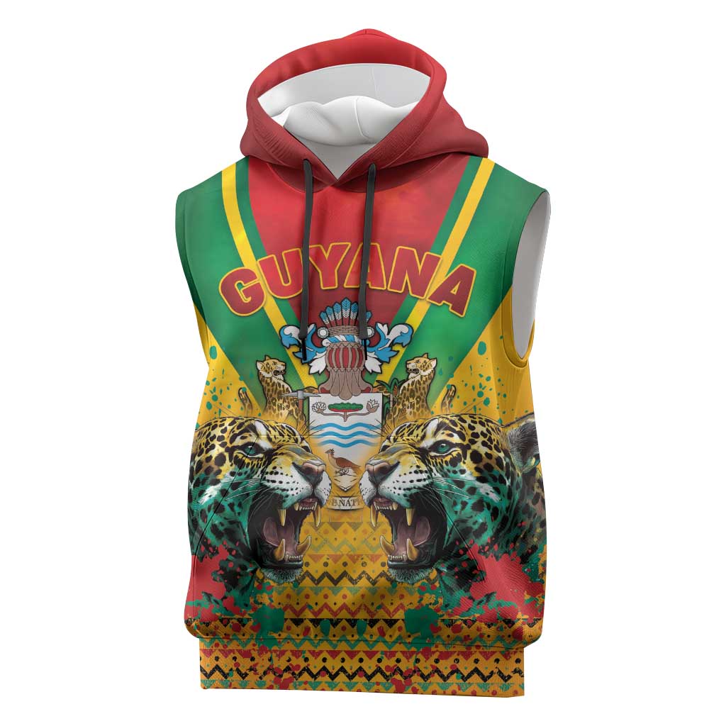 Guyana Emancipation Day Sleeveless Hoodie Guyanese And Pride - Wonder Print Shop