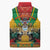 Guyana Emancipation Day Sleeveless Puffer Jacket Guyanese And Pride - Wonder Print Shop