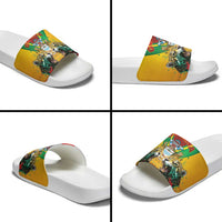 Guyana Emancipation Day Slide Sandals Guyanese And Pride - Wonder Print Shop