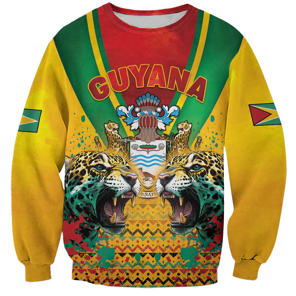Guyana Emancipation Day Sweatshirt Guyanese And Pride - Wonder Print Shop