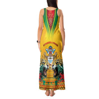 Guyana Emancipation Day Tank Maxi Dress Guyanese And Pride - Wonder Print Shop