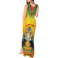 Guyana Emancipation Day Tank Maxi Dress Guyanese And Pride - Wonder Print Shop