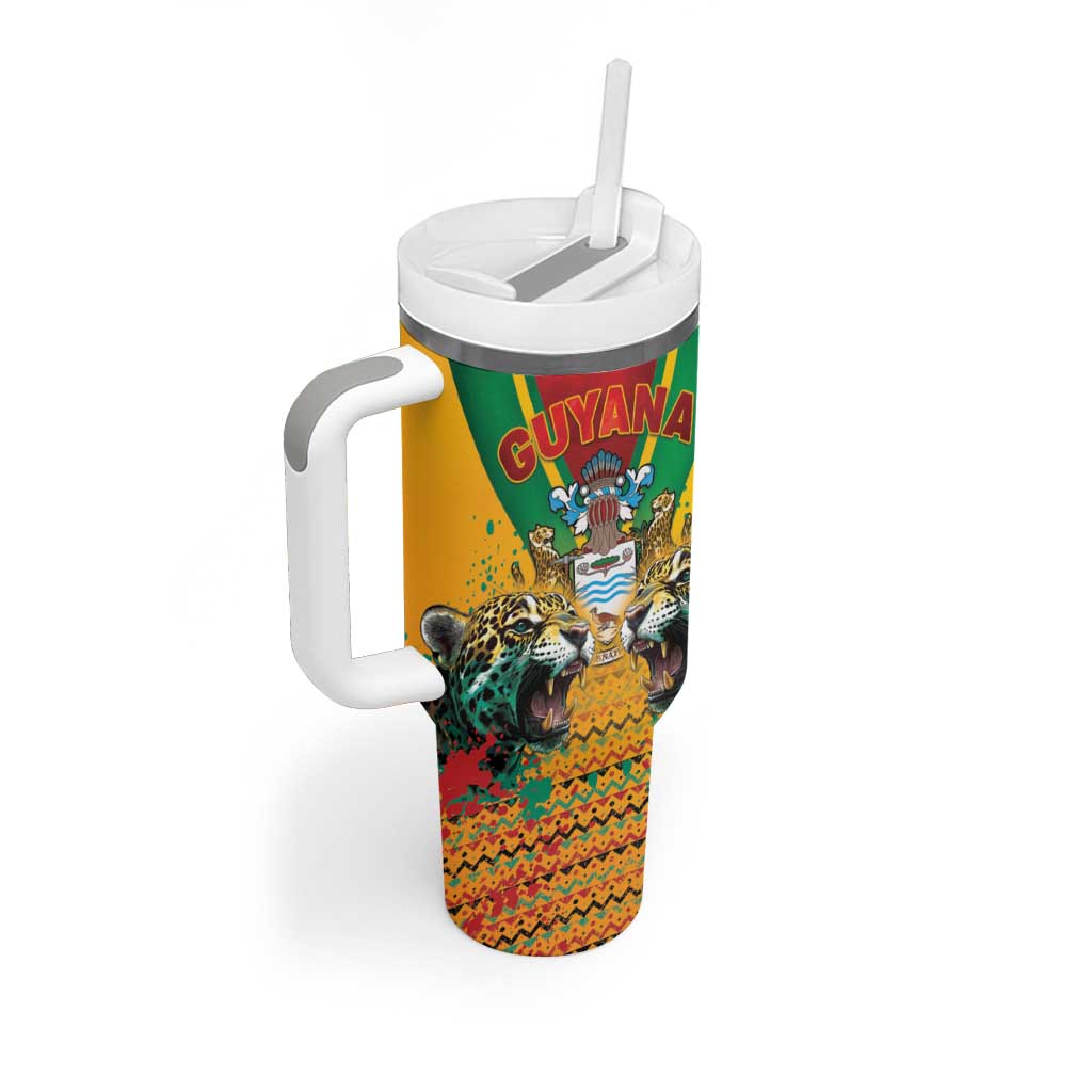 Guyana Emancipation Day Tumbler With Handle Guyanese And Pride - Wonder Print Shop