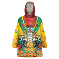 Guyana Emancipation Day Wearable Blanket Hoodie Guyanese And Pride - Wonder Print Shop