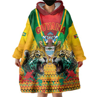 Guyana Emancipation Day Wearable Blanket Hoodie Guyanese And Pride - Wonder Print Shop