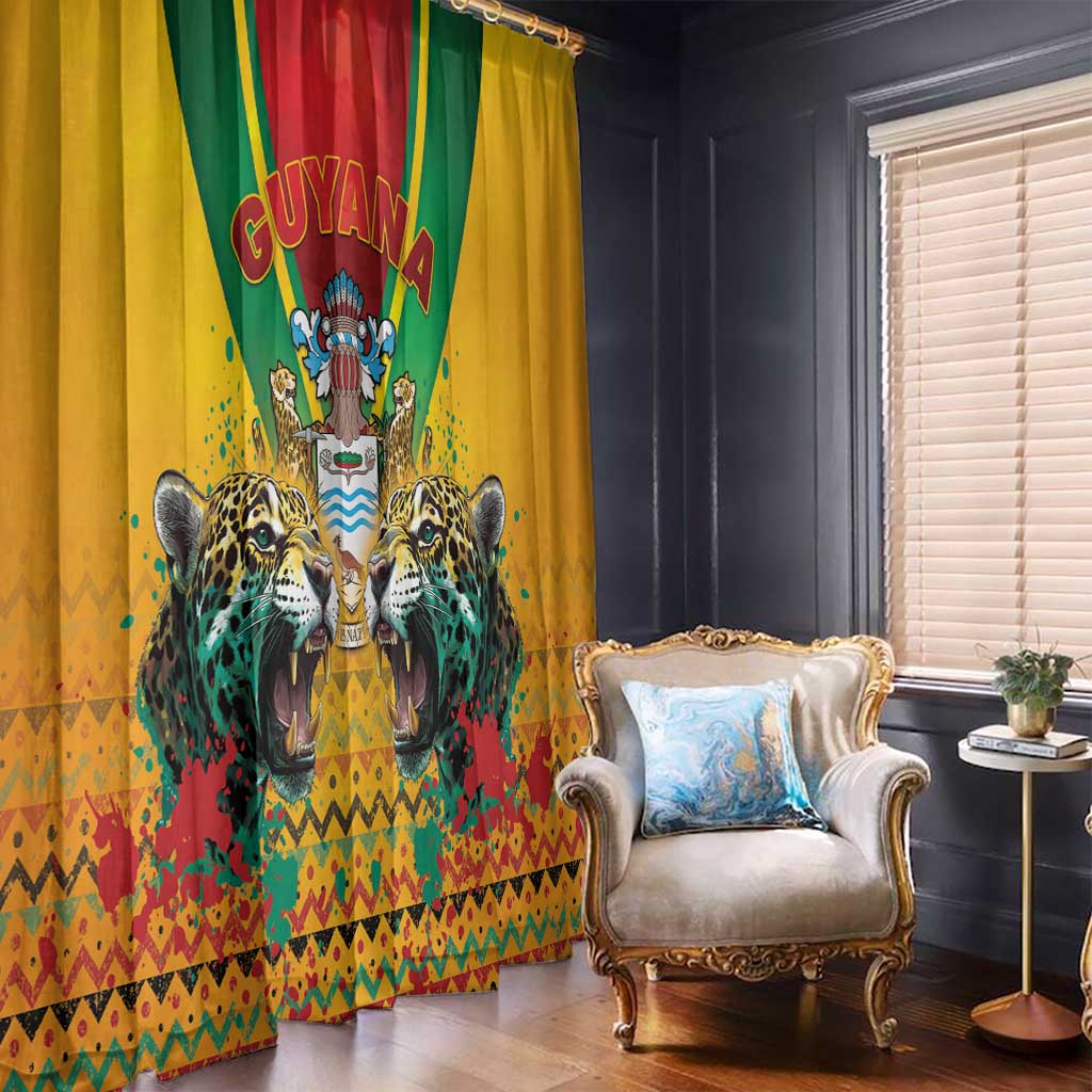 Guyana Emancipation Day Window Curtain Guyanese And Pride - Wonder Print Shop