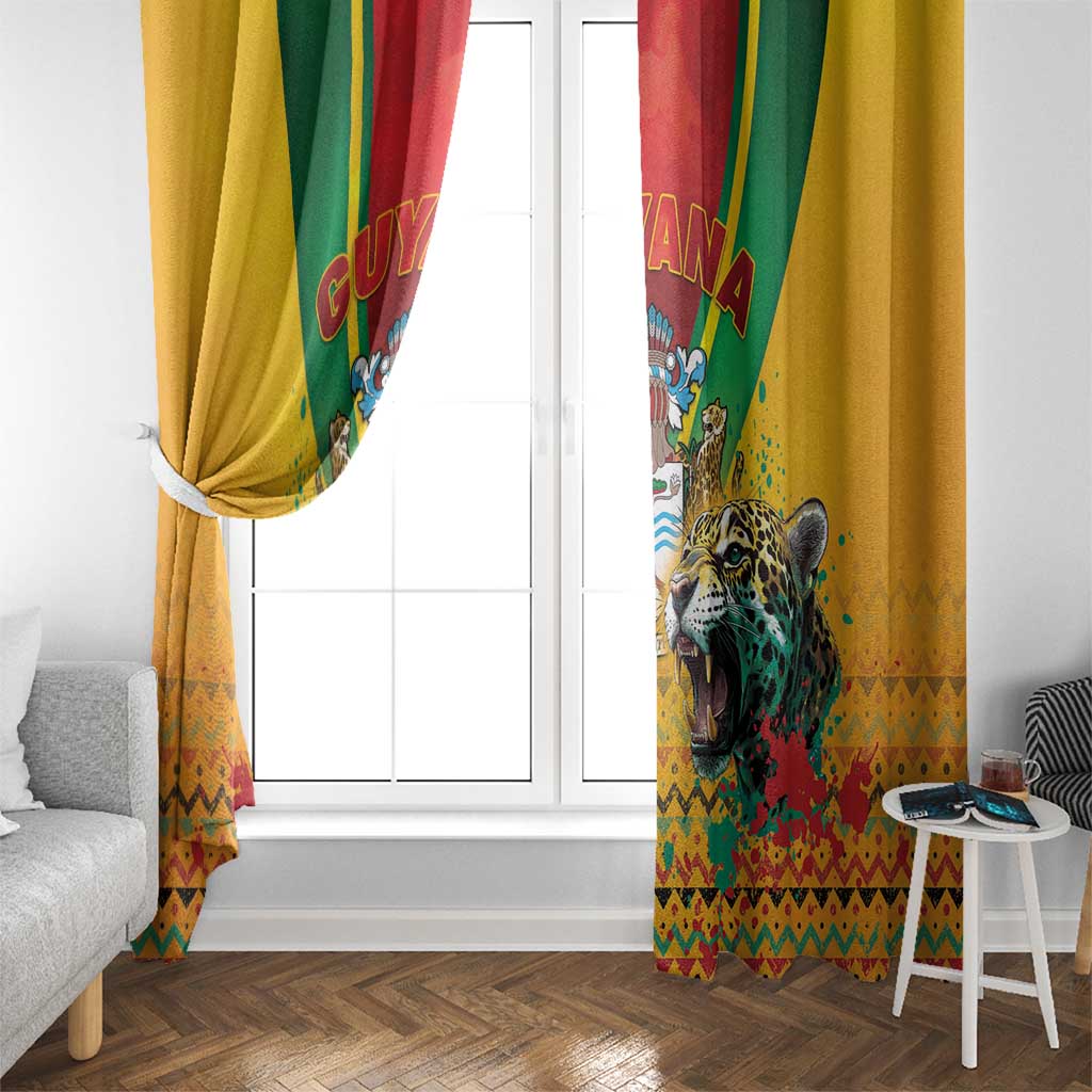 Guyana Emancipation Day Window Curtain Guyanese And Pride - Wonder Print Shop
