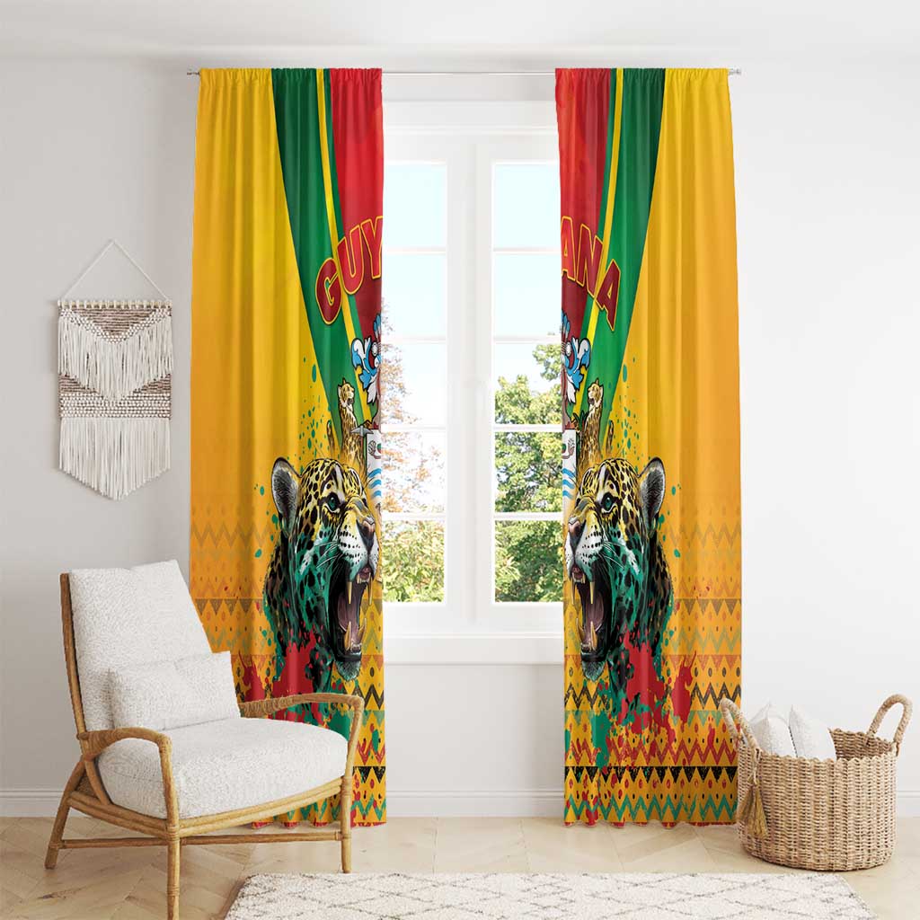 Guyana Emancipation Day Window Curtain Guyanese And Pride - Wonder Print Shop