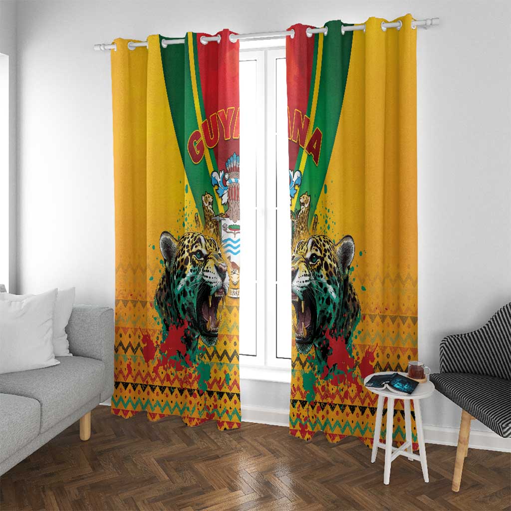 Guyana Emancipation Day Window Curtain Guyanese And Pride - Wonder Print Shop