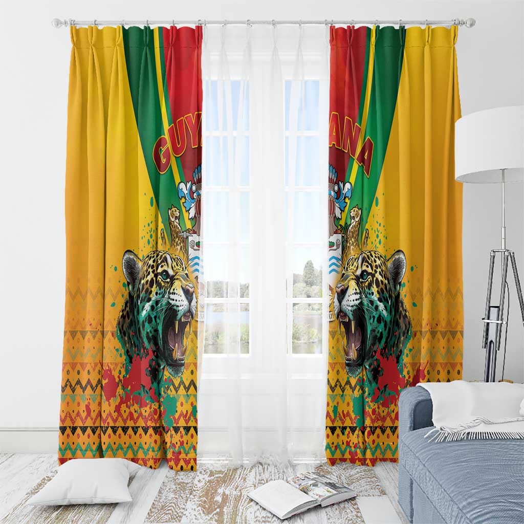 Guyana Emancipation Day Window Curtain Guyanese And Pride - Wonder Print Shop