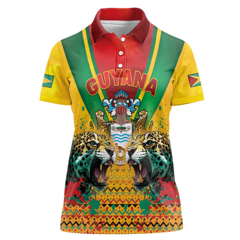 Guyana Emancipation Day Women Polo Shirt Guyanese And Pride - Wonder Print Shop