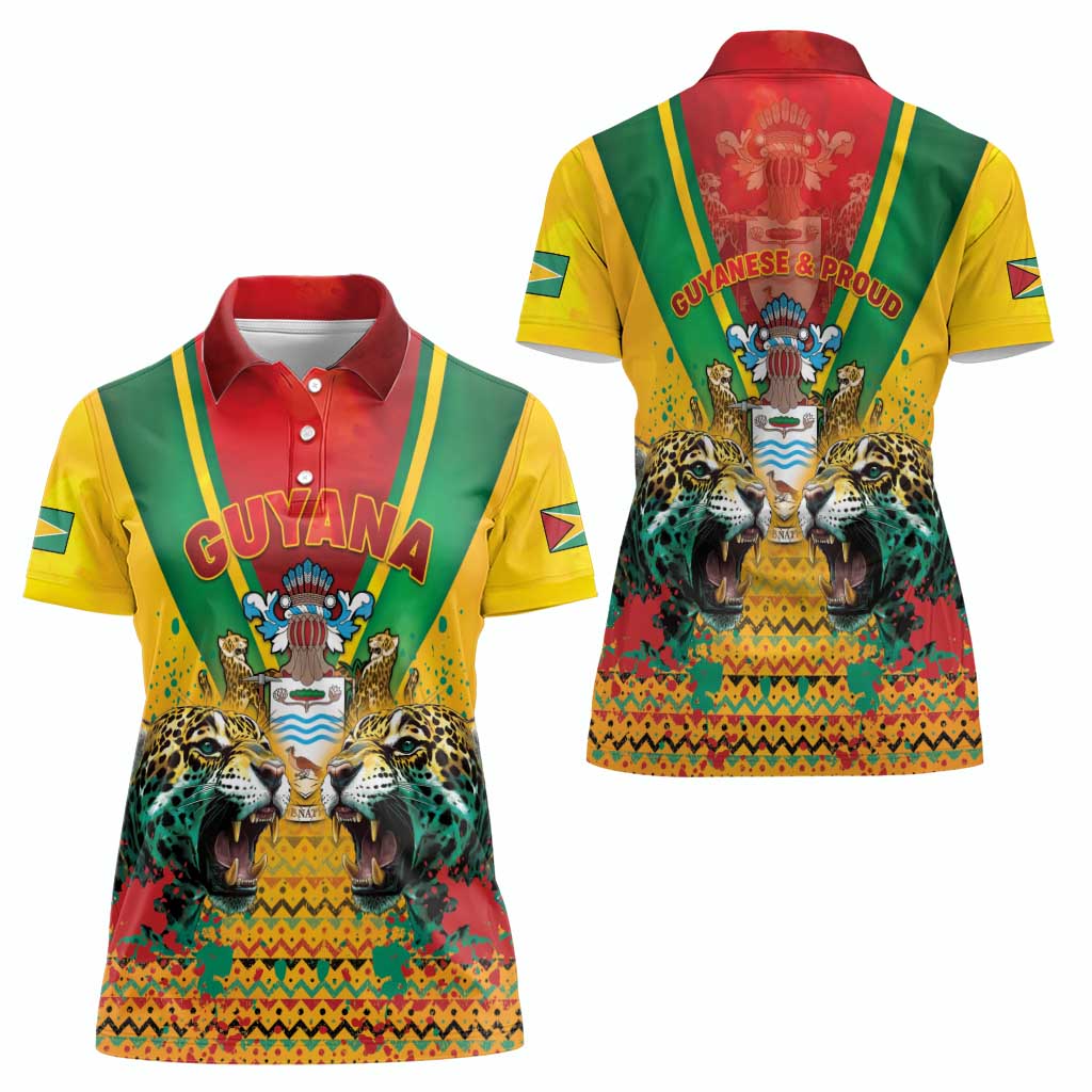 Guyana Emancipation Day Women Polo Shirt Guyanese And Pride - Wonder Print Shop