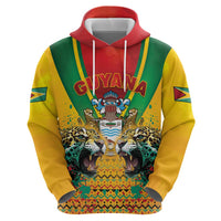 Guyana Emancipation Day Zip Hoodie Guyanese And Pride - Wonder Print Shop