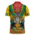 Guyana Emancipation Day Zipper Polo Shirt Guyanese And Pride - Wonder Print Shop