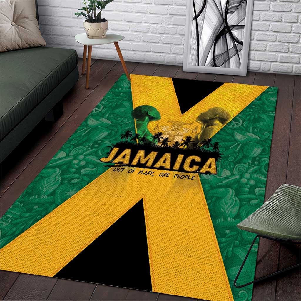 Jamaica Emancipation Day Area Rug Wi Likkle But Wi Tallawah - Wonder Print Shop
