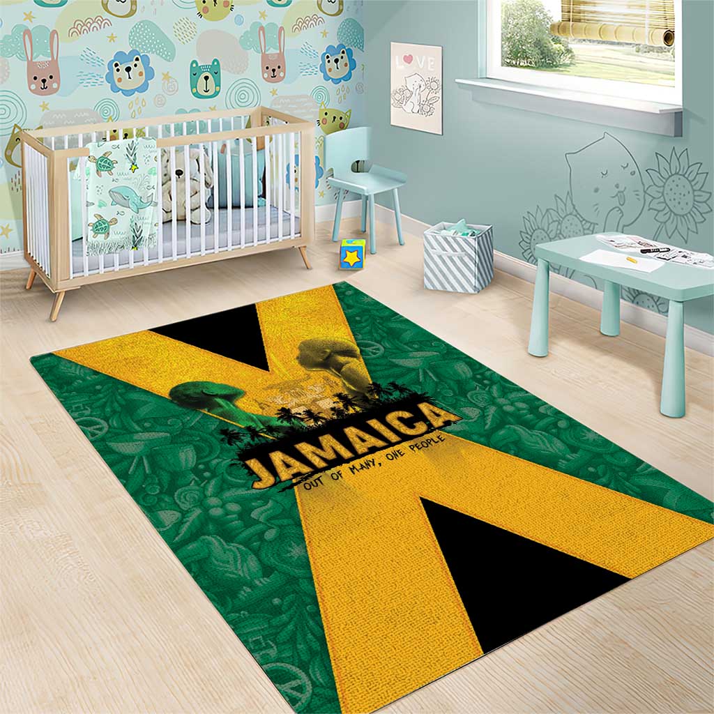 Jamaica Emancipation Day Area Rug Wi Likkle But Wi Tallawah - Wonder Print Shop