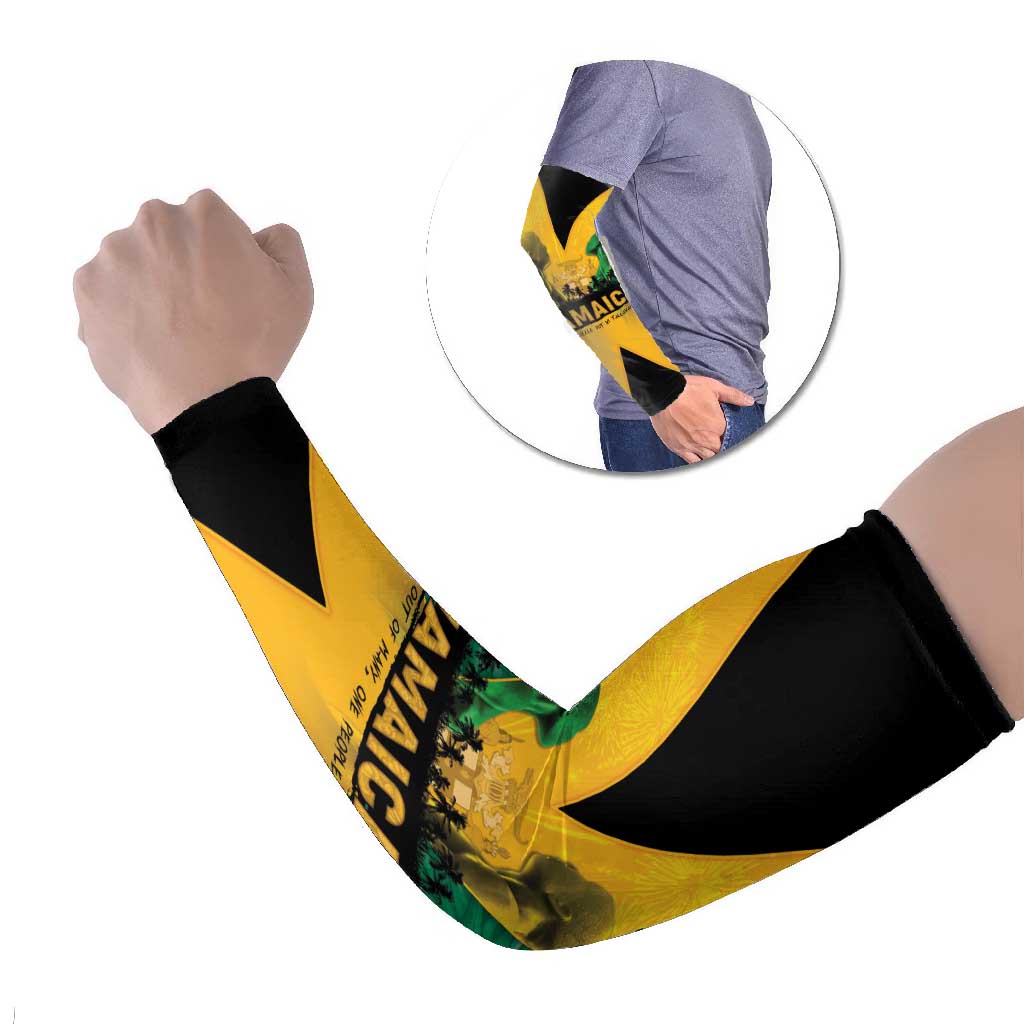 Jamaica Emancipation Day Arm Sleeves Wi Likkle But Wi Tallawah - Wonder Print Shop
