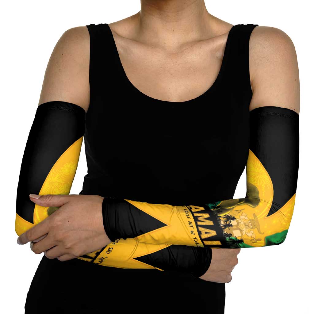 Jamaica Emancipation Day Arm Sleeves Wi Likkle But Wi Tallawah - Wonder Print Shop