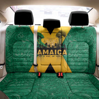 Jamaica Emancipation Day Back Car Seat Cover Wi Likkle But Wi Tallawah - Wonder Print Shop