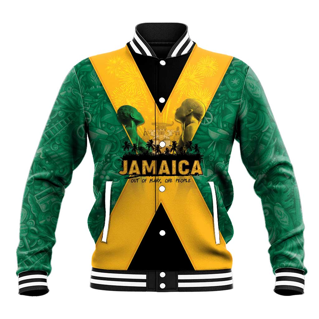 Jamaica Emancipation Day Baseball Jacket Wi Likkle But Wi Tallawah - Wonder Print Shop