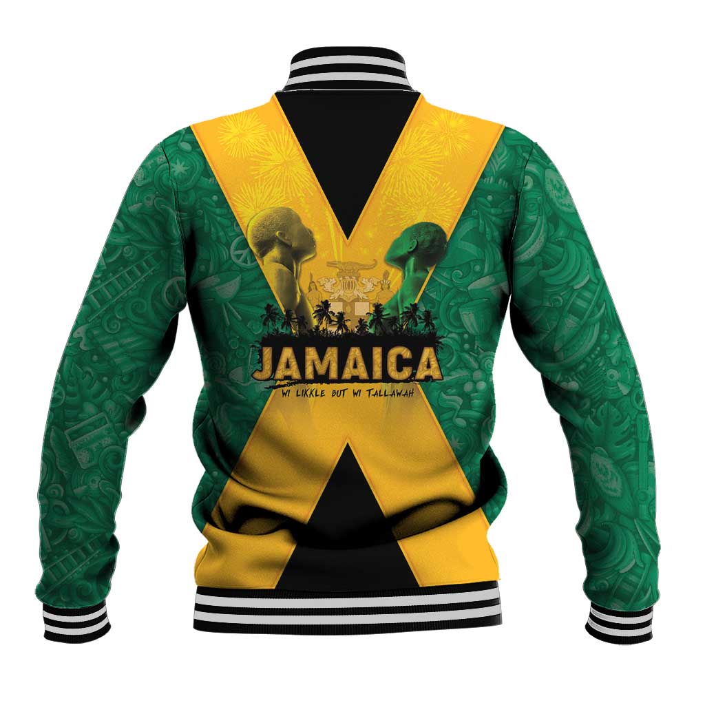 Jamaica Emancipation Day Baseball Jacket Wi Likkle But Wi Tallawah - Wonder Print Shop