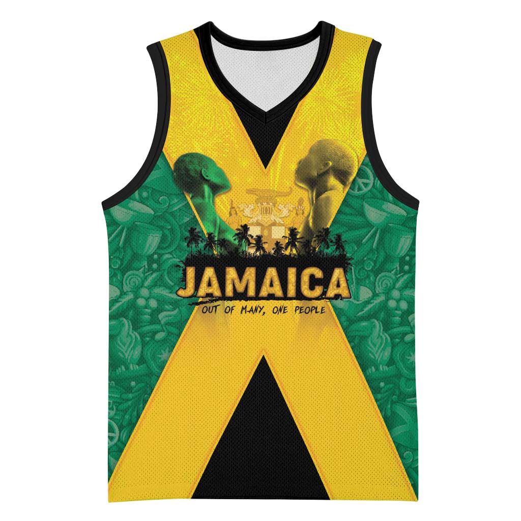 Jamaica Emancipation Day Basketball Jersey Wi Likkle But Wi Tallawah - Wonder Print Shop