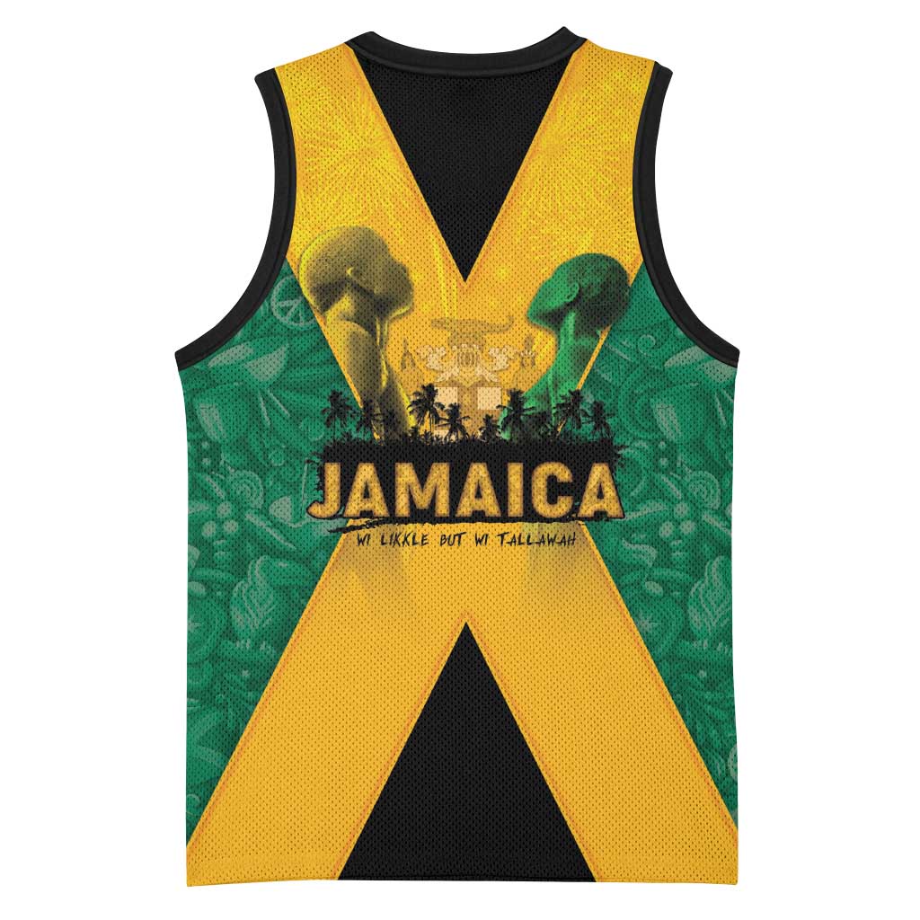 Jamaica Emancipation Day Basketball Jersey Wi Likkle But Wi Tallawah - Wonder Print Shop