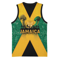 Jamaica Emancipation Day Basketball Jersey Wi Likkle But Wi Tallawah - Wonder Print Shop
