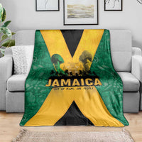 Jamaica Emancipation Day Blanket Wi Likkle But Wi Tallawah - Wonder Print Shop