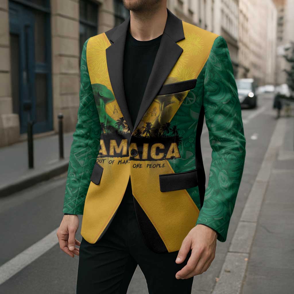 Jamaica Emancipation Day Blazer Wi Likkle But Wi Tallawah - Wonder Print Shop