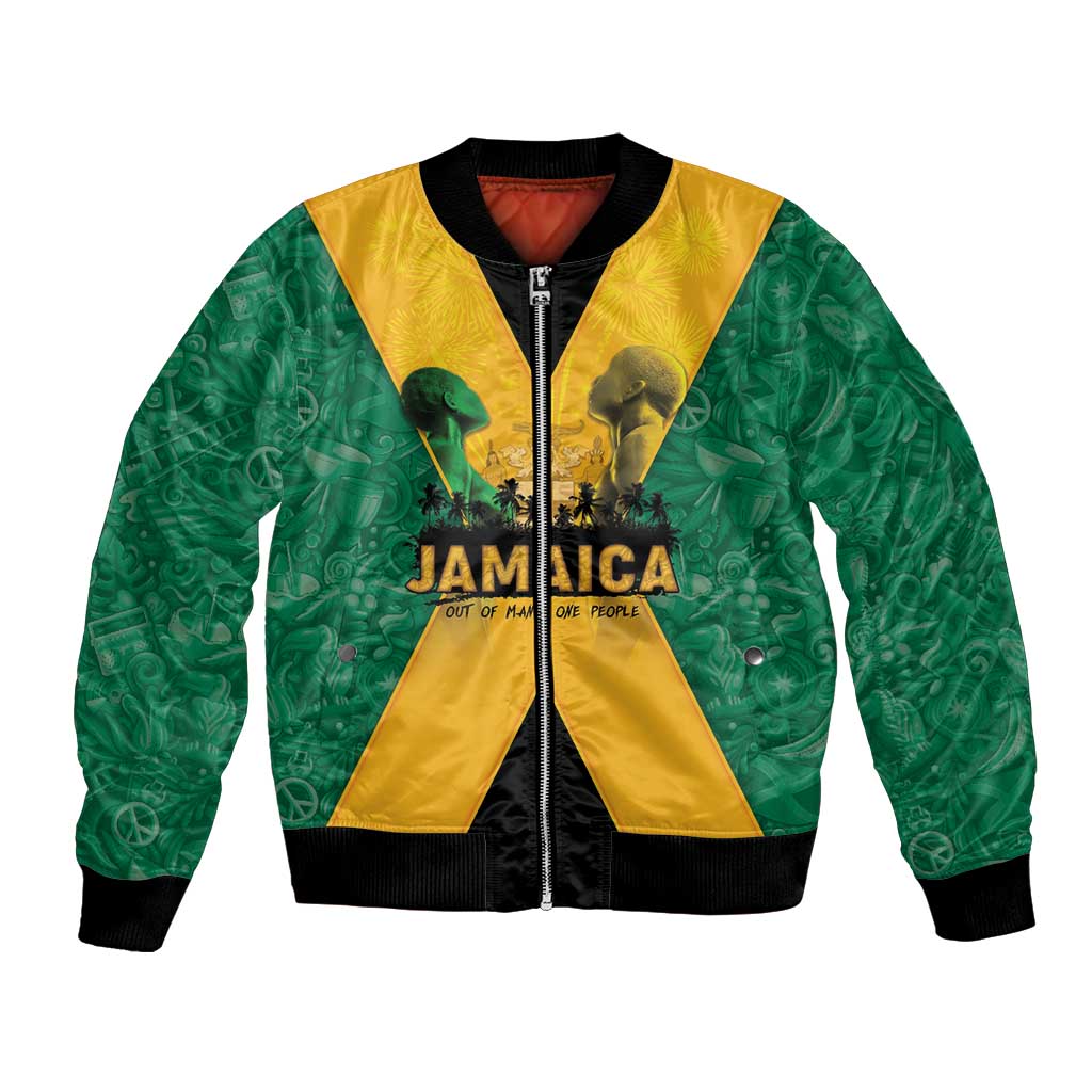 Jamaica Emancipation Day Bomber Jacket Wi Likkle But Wi Tallawah - Wonder Print Shop