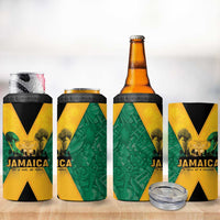 Jamaica Emancipation Day 4 in 1 Can Cooler Tumbler Wi Likkle But Wi Tallawah - Wonder Print Shop