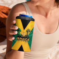 Jamaica Emancipation Day 4 in 1 Can Cooler Tumbler Wi Likkle But Wi Tallawah - Wonder Print Shop