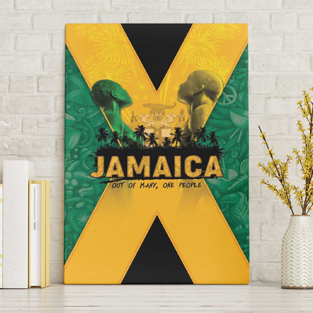 Jamaica Emancipation Day Canvas Wall Art Wi Likkle But Wi Tallawah - Wonder Print Shop