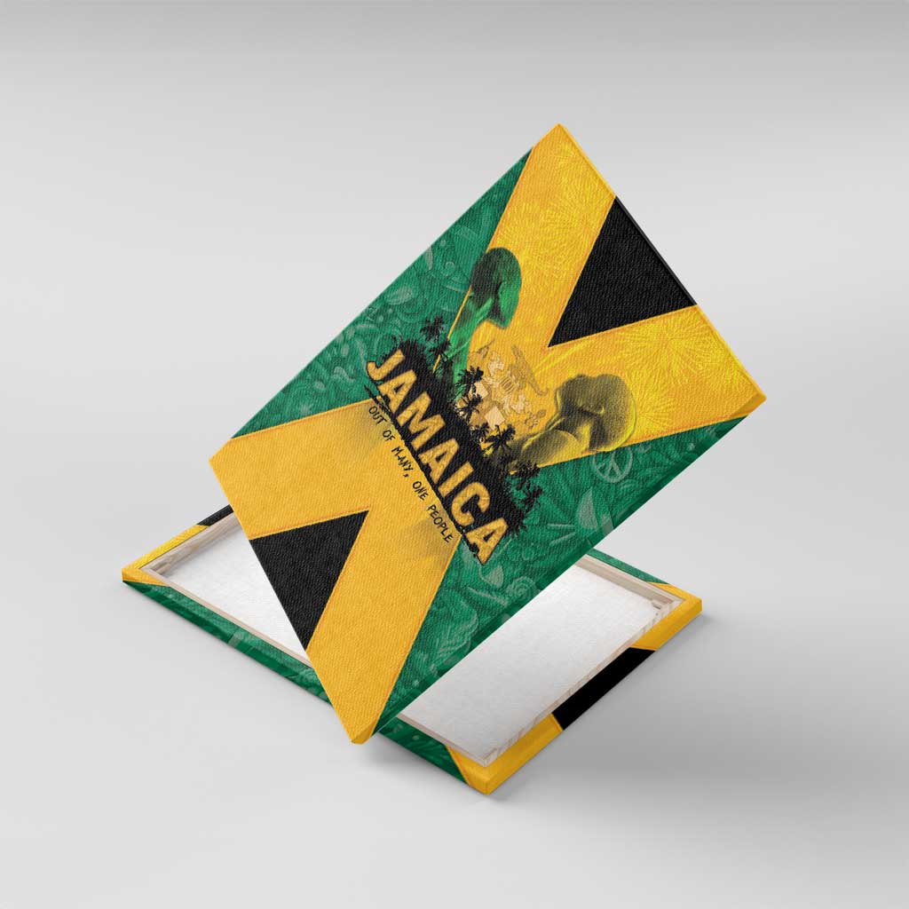 Jamaica Emancipation Day Canvas Wall Art Wi Likkle But Wi Tallawah - Wonder Print Shop