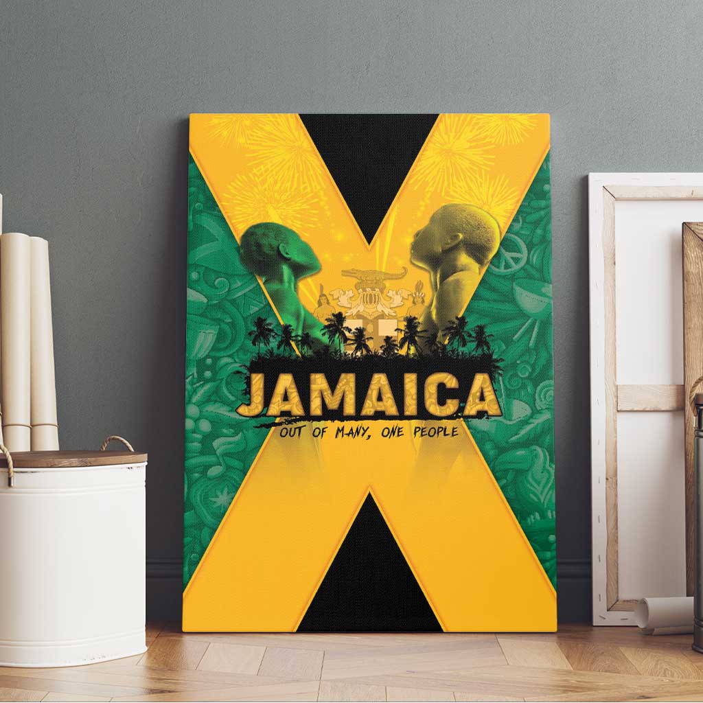 Jamaica Emancipation Day Canvas Wall Art Wi Likkle But Wi Tallawah - Wonder Print Shop