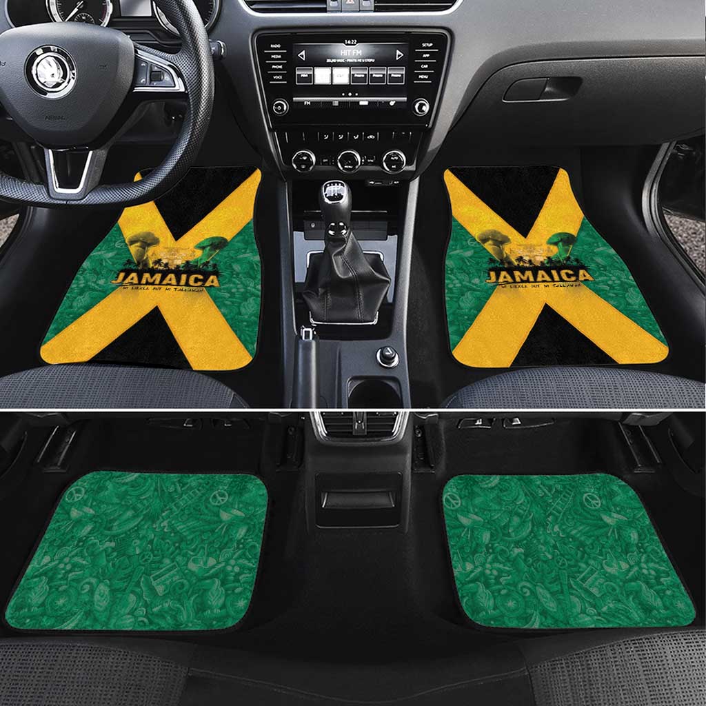 Jamaica Emancipation Day Car Mats Wi Likkle But Wi Tallawah - Wonder Print Shop