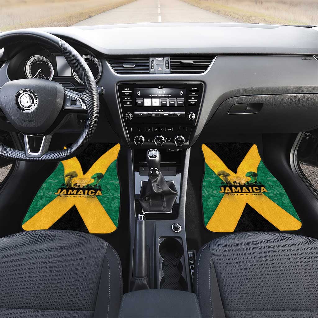 Jamaica Emancipation Day Car Mats Wi Likkle But Wi Tallawah - Wonder Print Shop