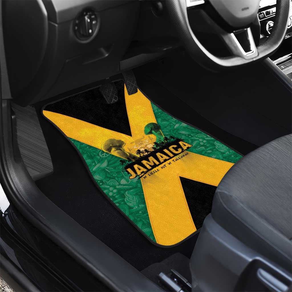 Jamaica Emancipation Day Car Mats Wi Likkle But Wi Tallawah - Wonder Print Shop