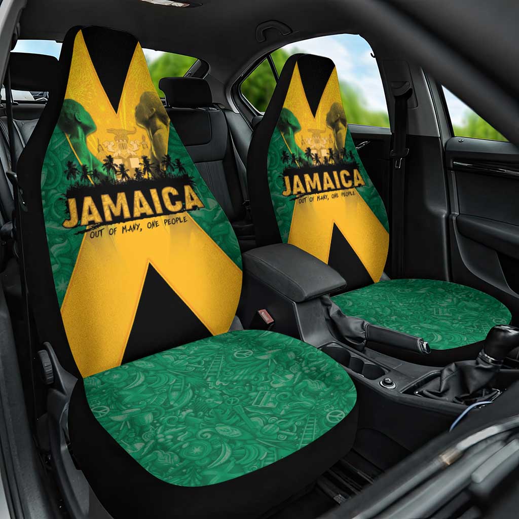 Jamaica Emancipation Day Car Seat Cover Wi Likkle But Wi Tallawah - Wonder Print Shop