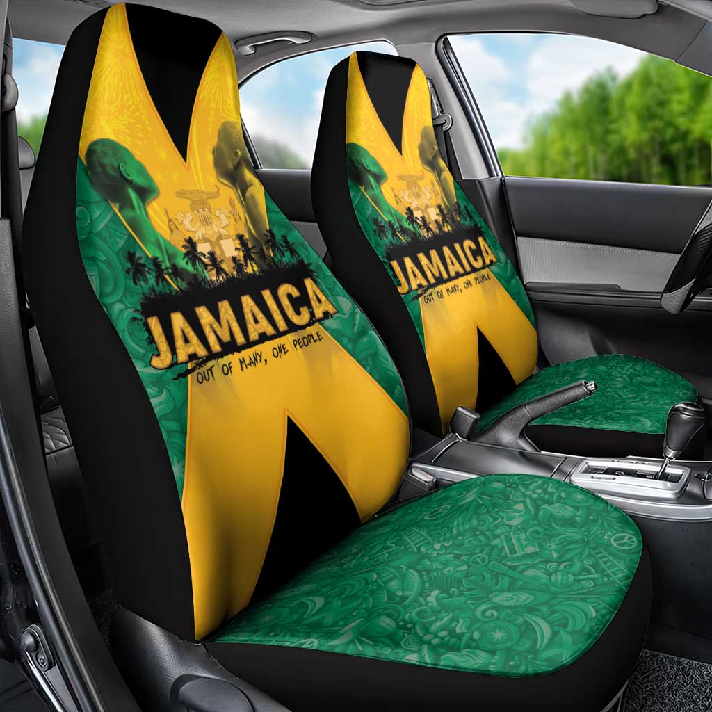Jamaica Emancipation Day Car Seat Cover Wi Likkle But Wi Tallawah - Wonder Print Shop