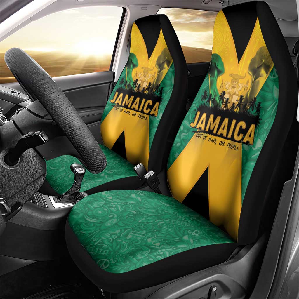 Jamaica Emancipation Day Car Seat Cover Wi Likkle But Wi Tallawah - Wonder Print Shop