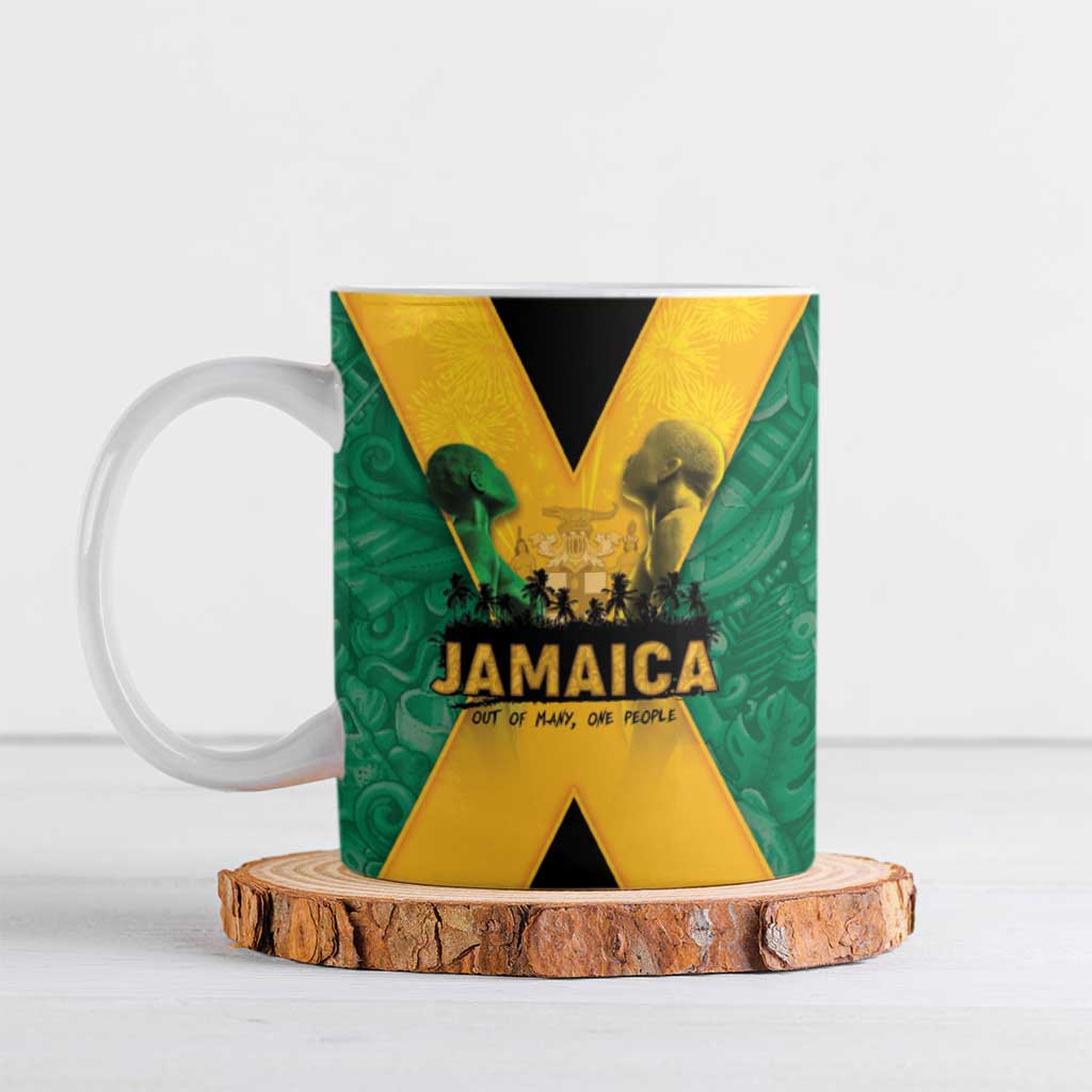 Jamaica Emancipation Day Ceramic Mug Wi Likkle But Wi Tallawah - Wonder Print Shop
