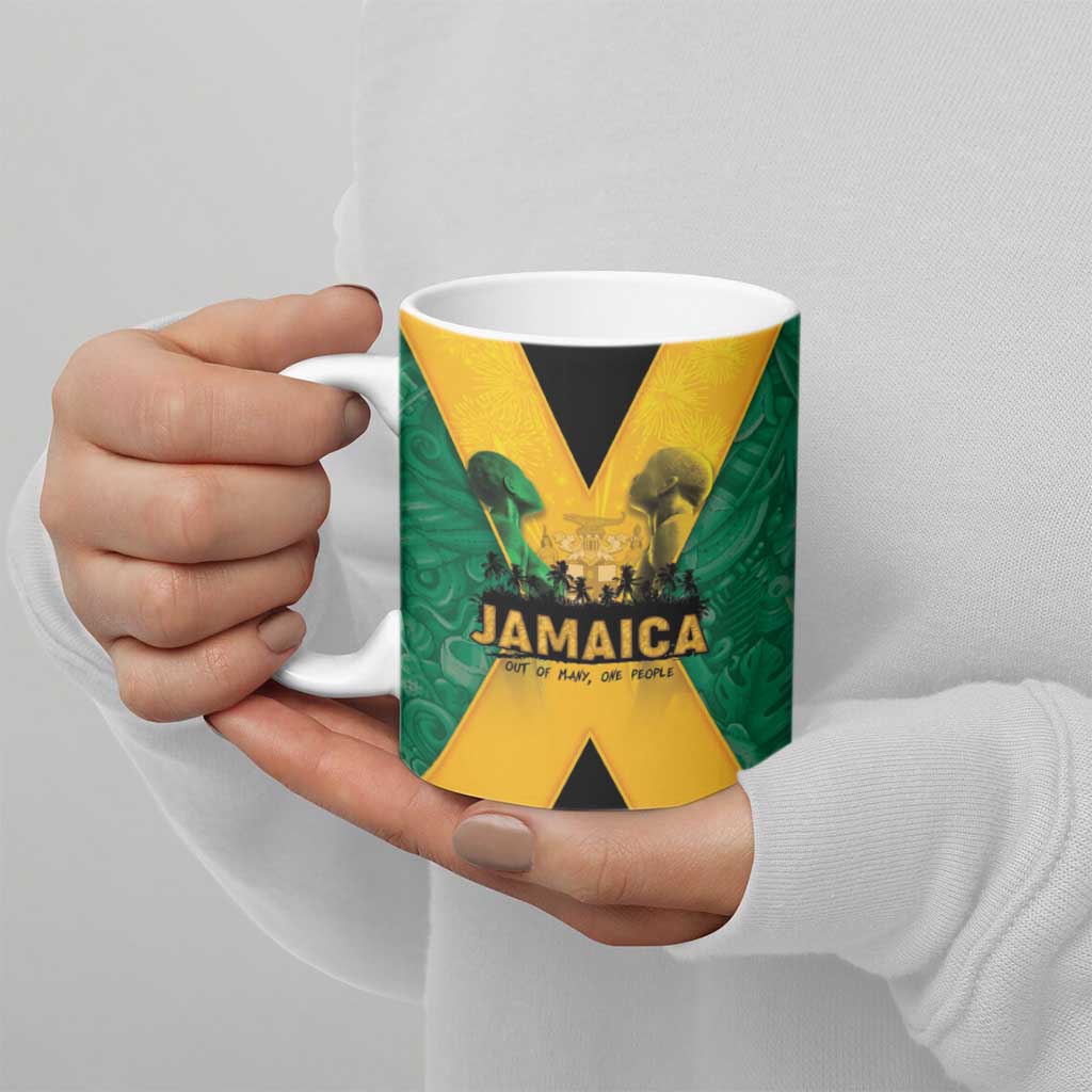 Jamaica Emancipation Day Ceramic Mug Wi Likkle But Wi Tallawah - Wonder Print Shop